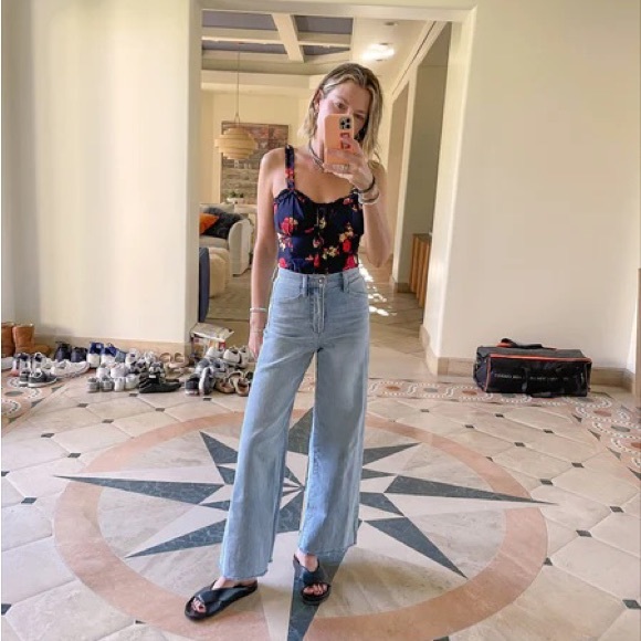 FAVORITE DAUGHTER THE MISCHA SUPER HIGH RISE WIDE STRAIGHT - Picture 2 of 12